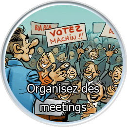 Organisez des meetings