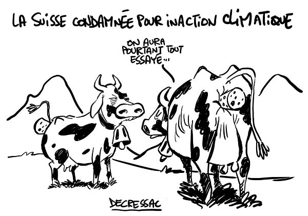 La suisse condamnée pour inaction climatique