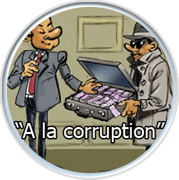A la corruption