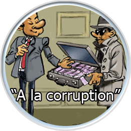 A la corruption