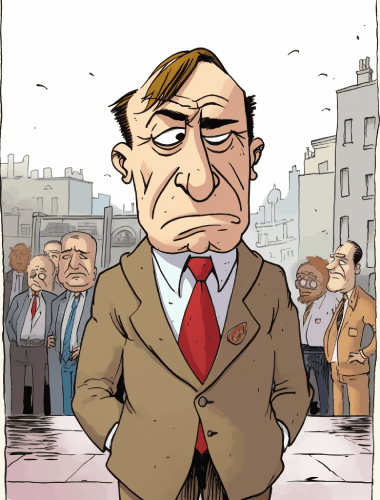 Caricature politique Arsène Pinlu
