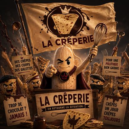 Logo du parti La Crêperie